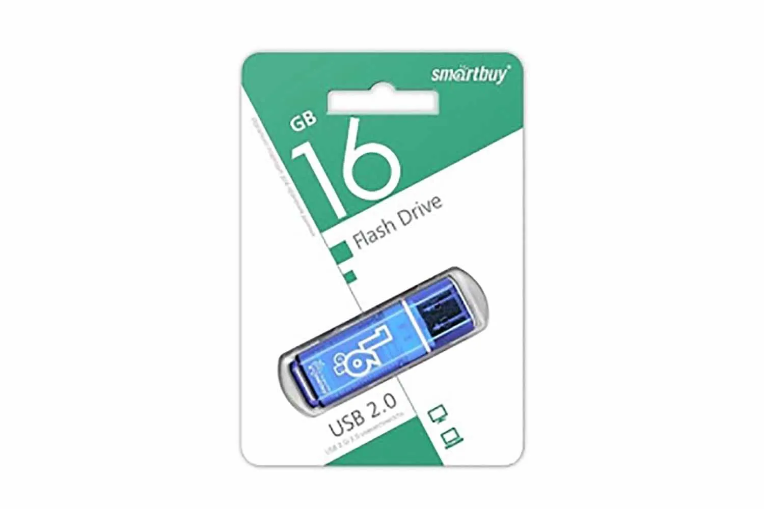 Флеш-накопитель USB 3.0 16GB SmartBuy Glossy (темно синий)