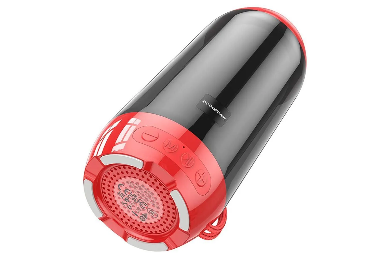 Беспроводная портативная колонка Borofone BR25 Crazy sound colorful luminous BT speaker (красный)