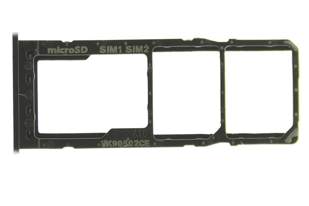 Держатель SIM-карт Samsung Galaxy A30 SM-A305F (черный)