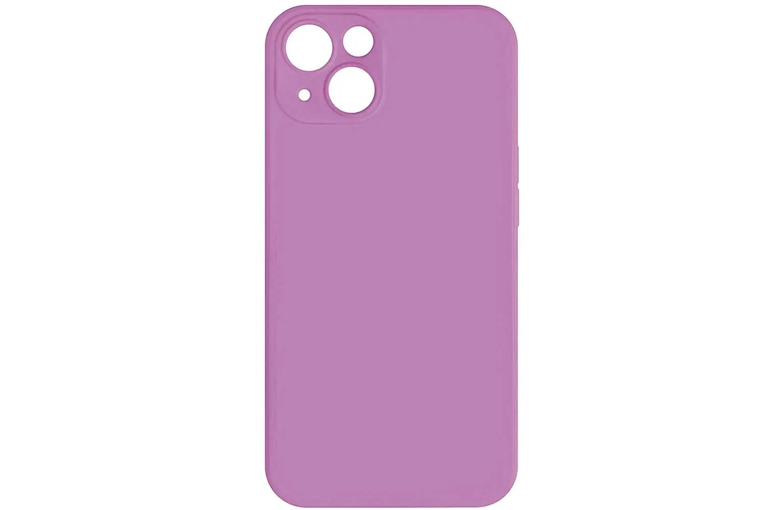 Чехол силиконовый с защитой камеры для Apple iPhone 13, iPhone 14 (пурпурный)
