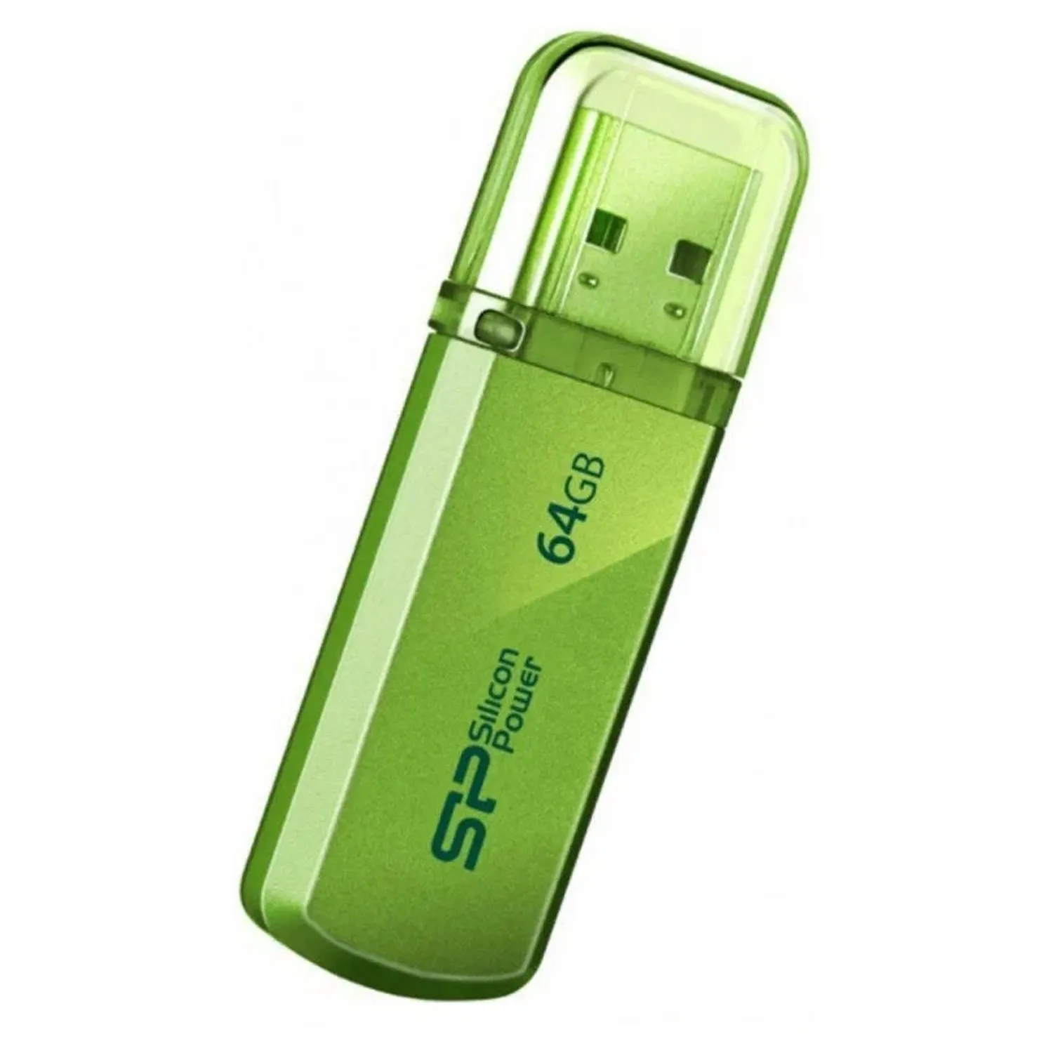 Флеш-накопитель USB 64GB Silicon Power Helios 101 (зелёный)