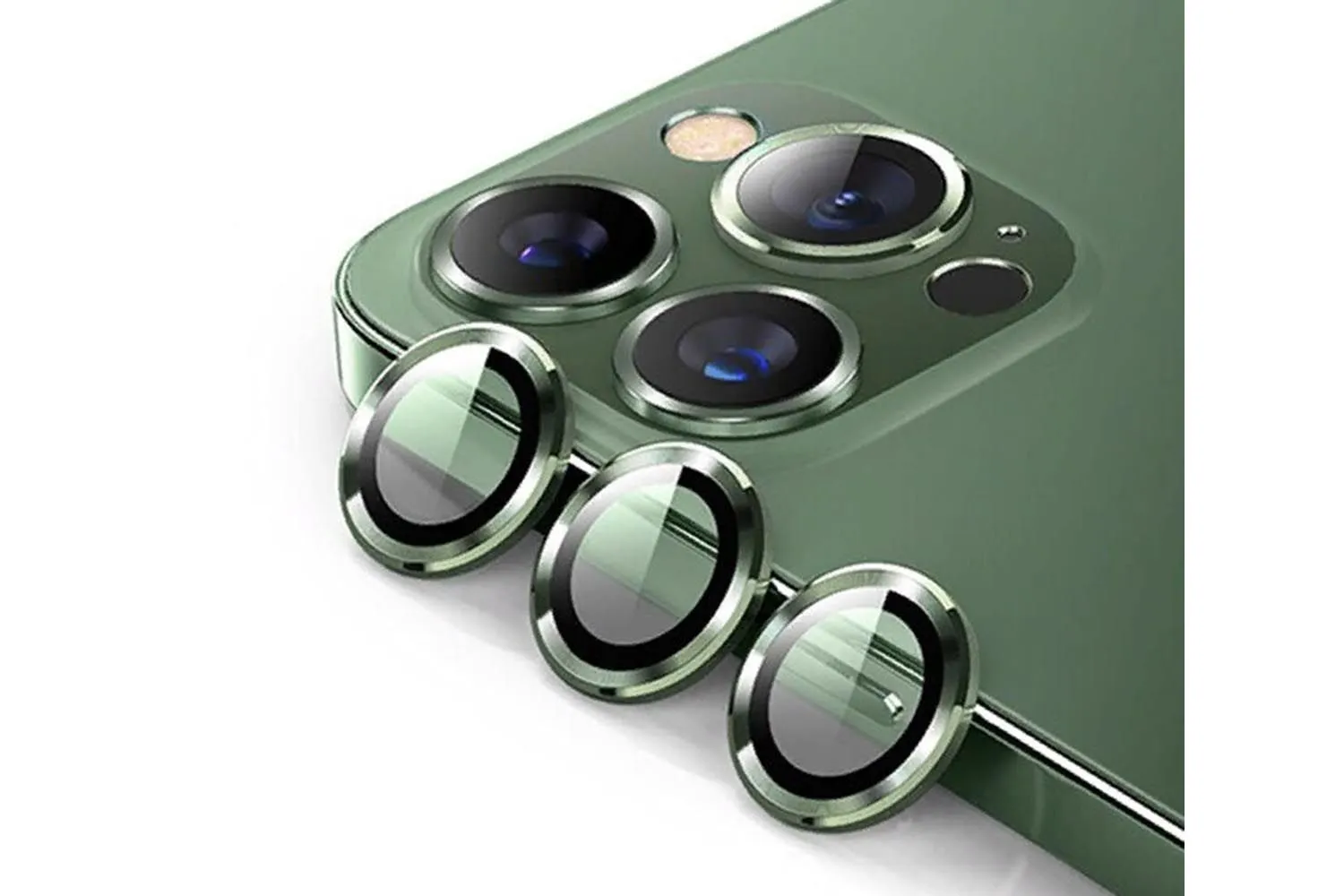 Защитные линзы для камеры Apple iPhone 12 Pro (зеленый)