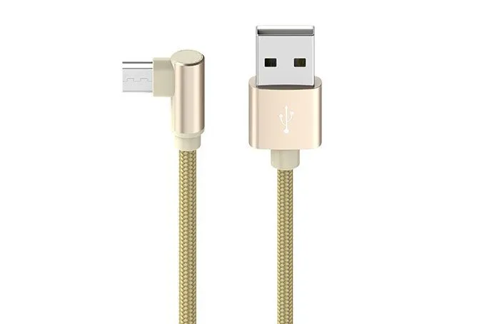 Кабель USB - MicroUSB BOROFONE BX26 Express 2.4A, 1м (золотой)