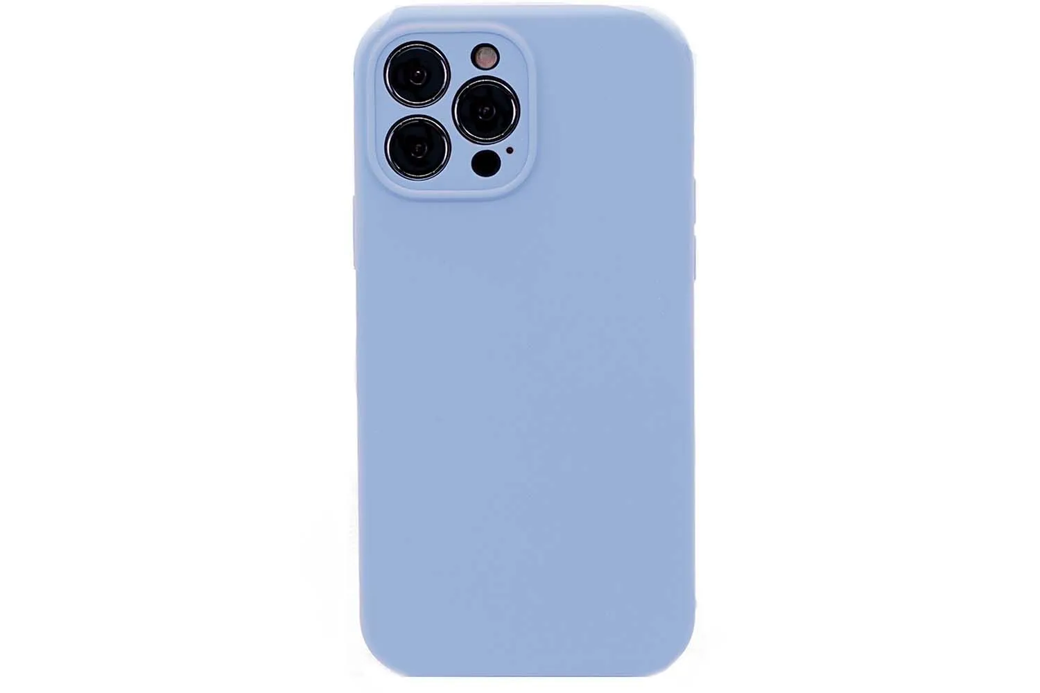 Чехол силиконовый с защитой камеры для Apple iPhone 13 Pro (лавандовый) 