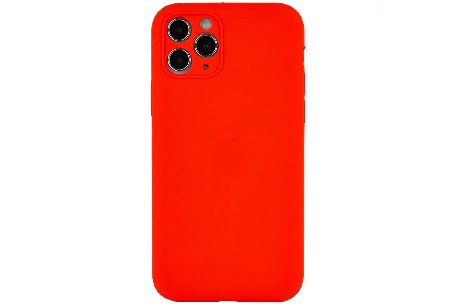 Чехол силиконовый с защитой камеры для Apple iPhone 12 Pro (красный)