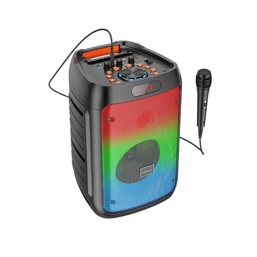 Колонка - Bluetooth BOROFONE BP10 OUTDOOR BT SPEAKER с микрофоном (черный)