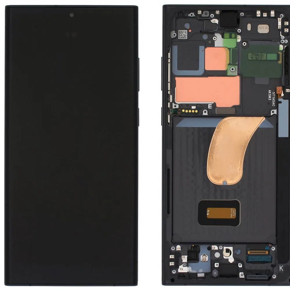 Дисплей Samsung Galaxy S23 Ultra SM-S918B GH82-30465A (черный), цена с установкой в АСЦ