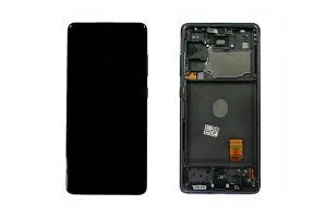 Дисплей Samsung Galaxy S20 FE SM-G780F (черный) Оригинал GH82-24219A, цена с установкой в АСЦ