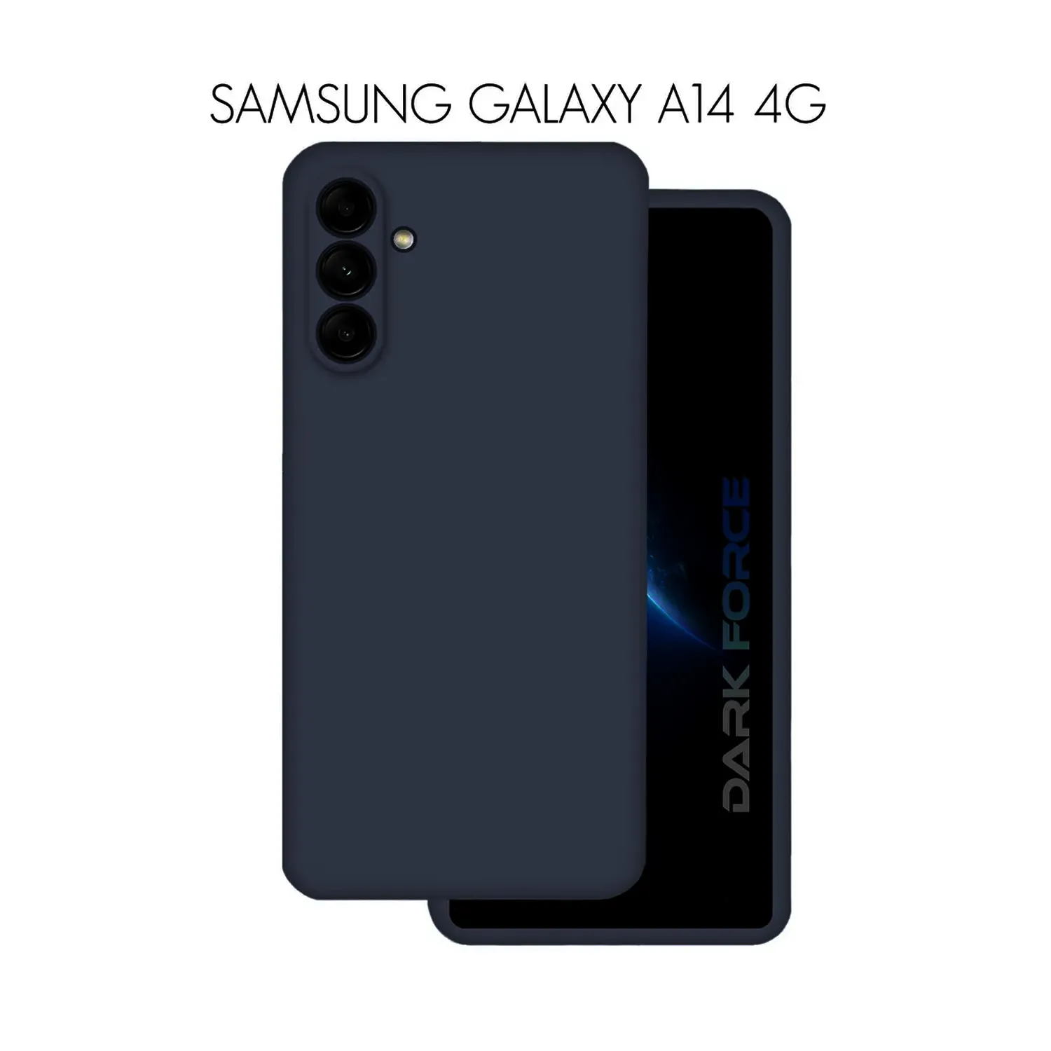 Силиконовый чехол FASHION CASE Samsung Galaxy A14 (черный)