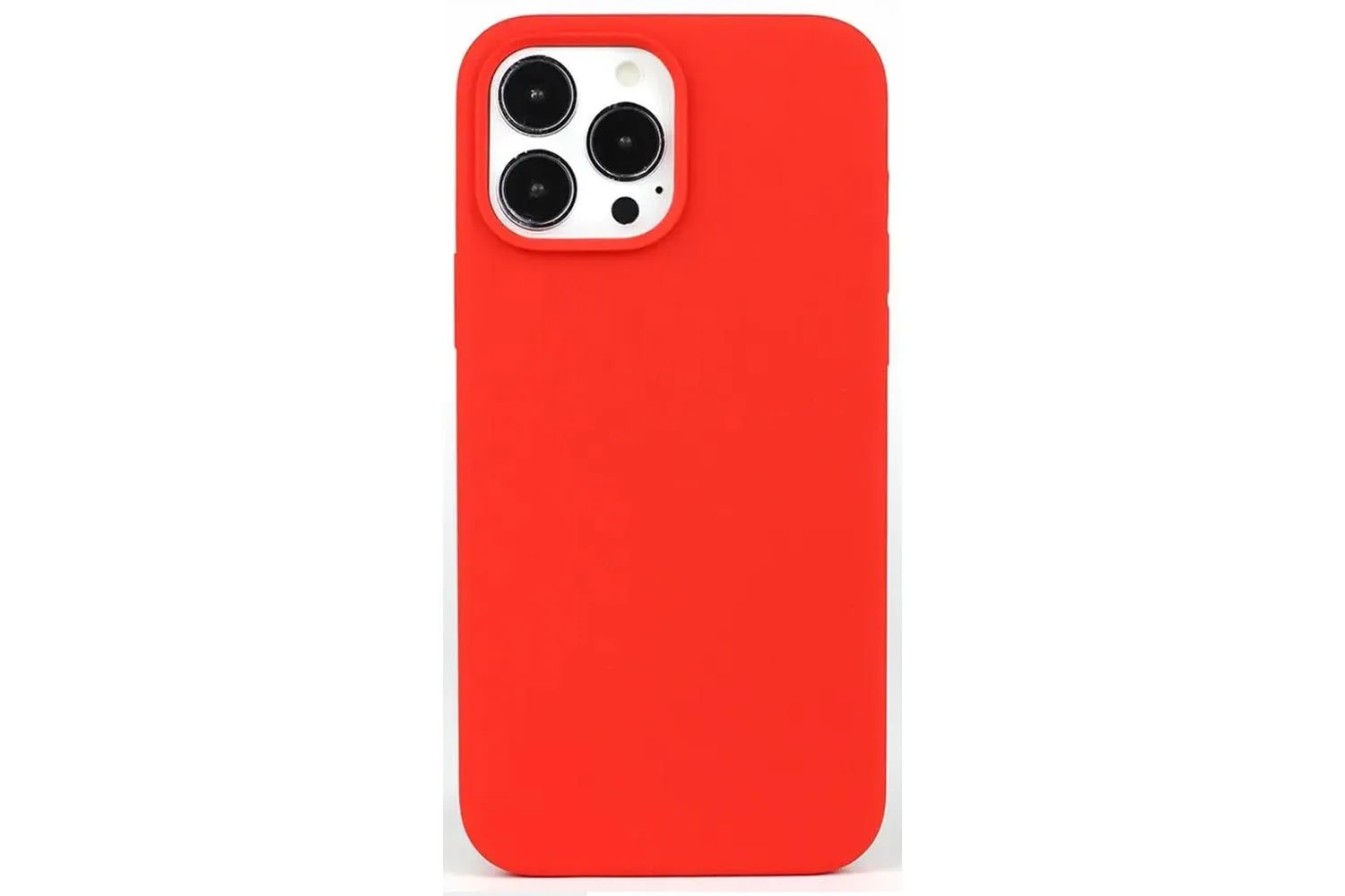 Чехол силиконовый для Apple iPhone 14 Pro Max (красный)