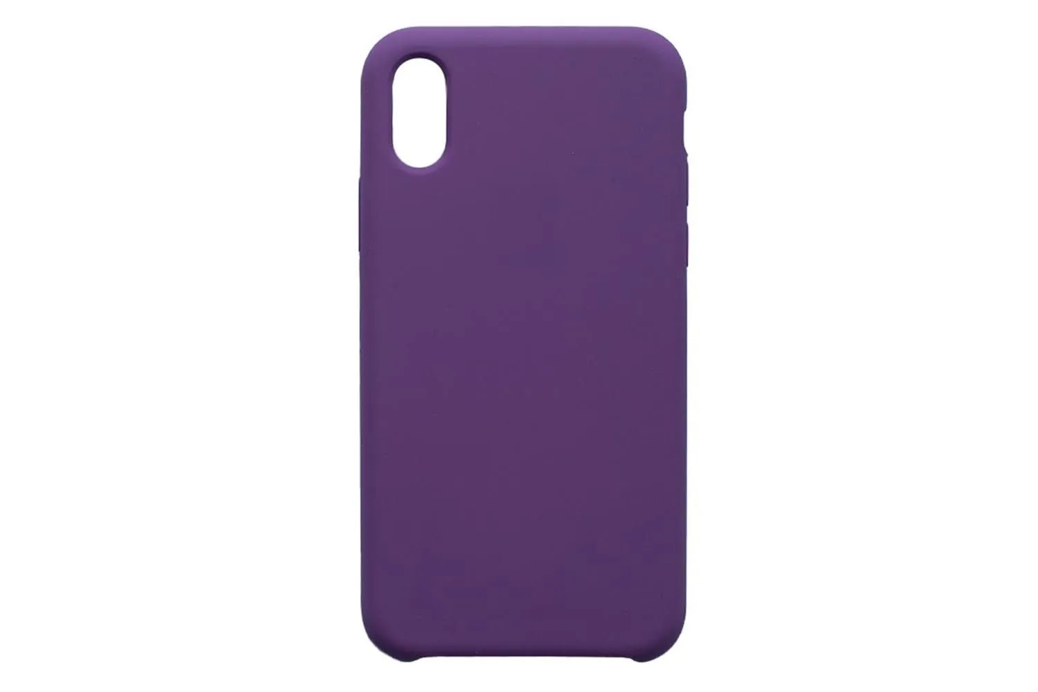 Чехол силиконовый для Apple iPhone X, Apple iPhone Xs (пурпурный)