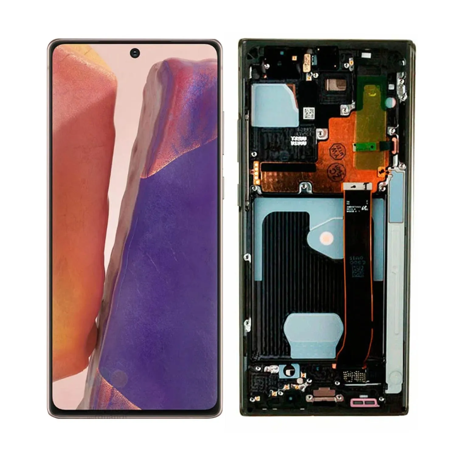 Дисплей Samsung Galaxy Note 20 Ultra SM-N985F (бронзовый) Оригинал GH82-31461D цена с установкой АСЦ