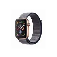 Ремешок тканевый на липучке Apple Watch 42mm, 44mm, 47mm, 49mm (бежево - серый)