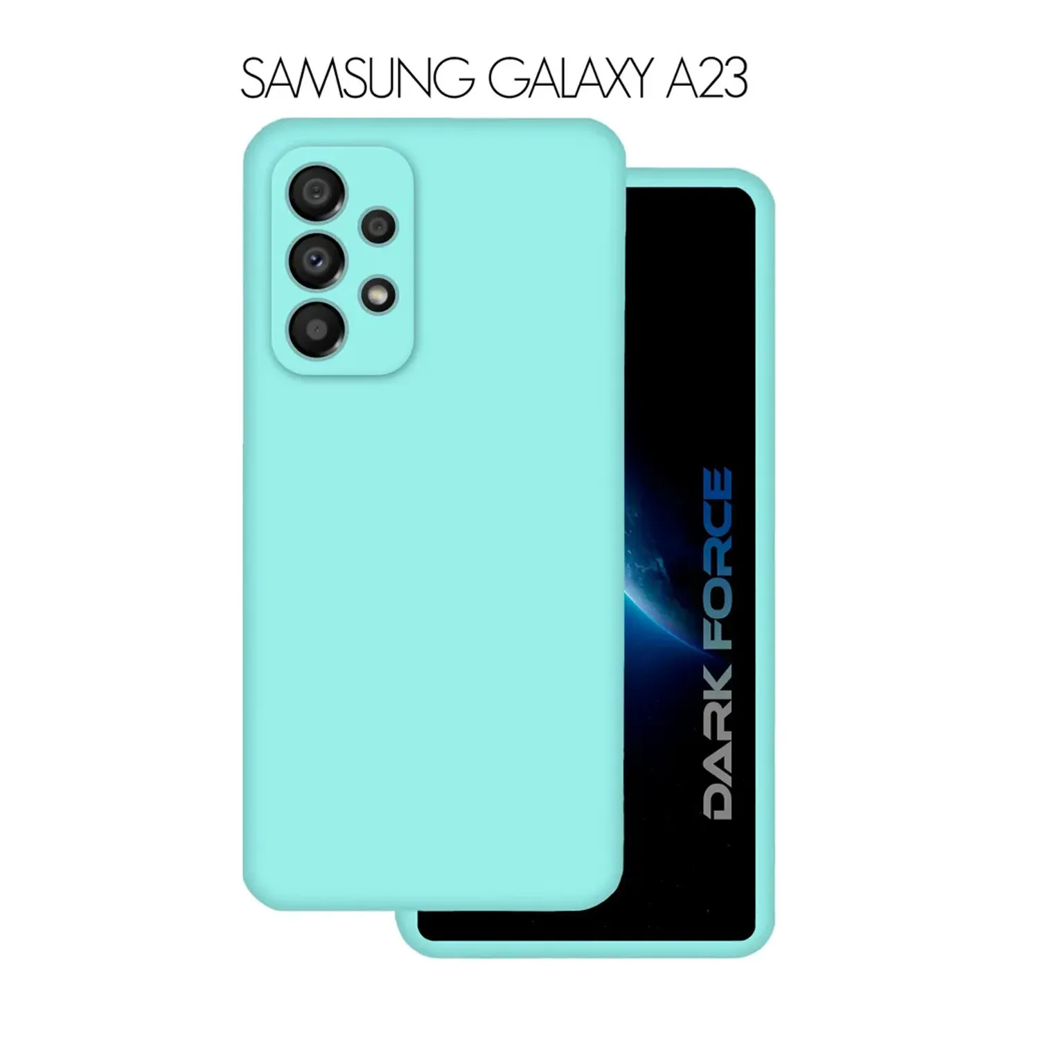 Силиконовый чехол FASHION CASE Samsung Galaxy A23 (морская волна)