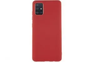 Силиконовый чехол кейс Samsung Galaxy A51 SM-A515F (красный)