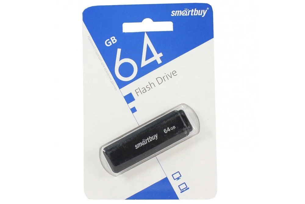 Флеш-накопитель USB 64GB SmartBuy LM05 (черный)