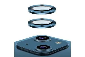 Защитные линзы для камеры Apple iPhone 14, 14 Plus (голубой)