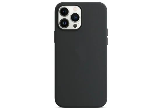 Чехол силиконовый для Apple iPhone 13 Pro Max (черный)