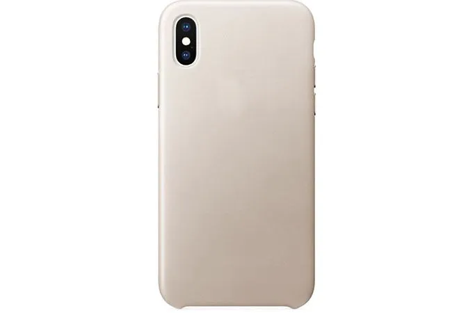Чехол силиконовый для Apple iPhone X, Apple iPhone 10 (слоновая кость)