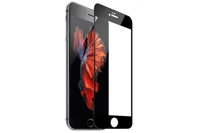 Противоударное стекло OG Tempered Glass для дисплея Apple iPhone 6, iPhone 6S 9H тех.уп.черный)
