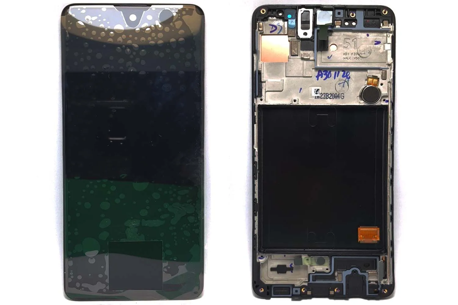 Дисплей Samsung Galaxy A51 SM-A515F (черный) Оригинал GH82-21669A, цена с установкой в АСЦ