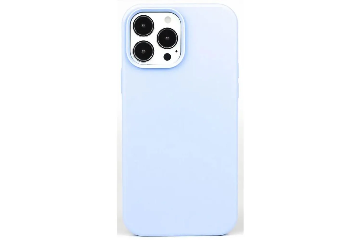 Чехол силиконовый для Apple iPhone 14 Pro Max (голубой)