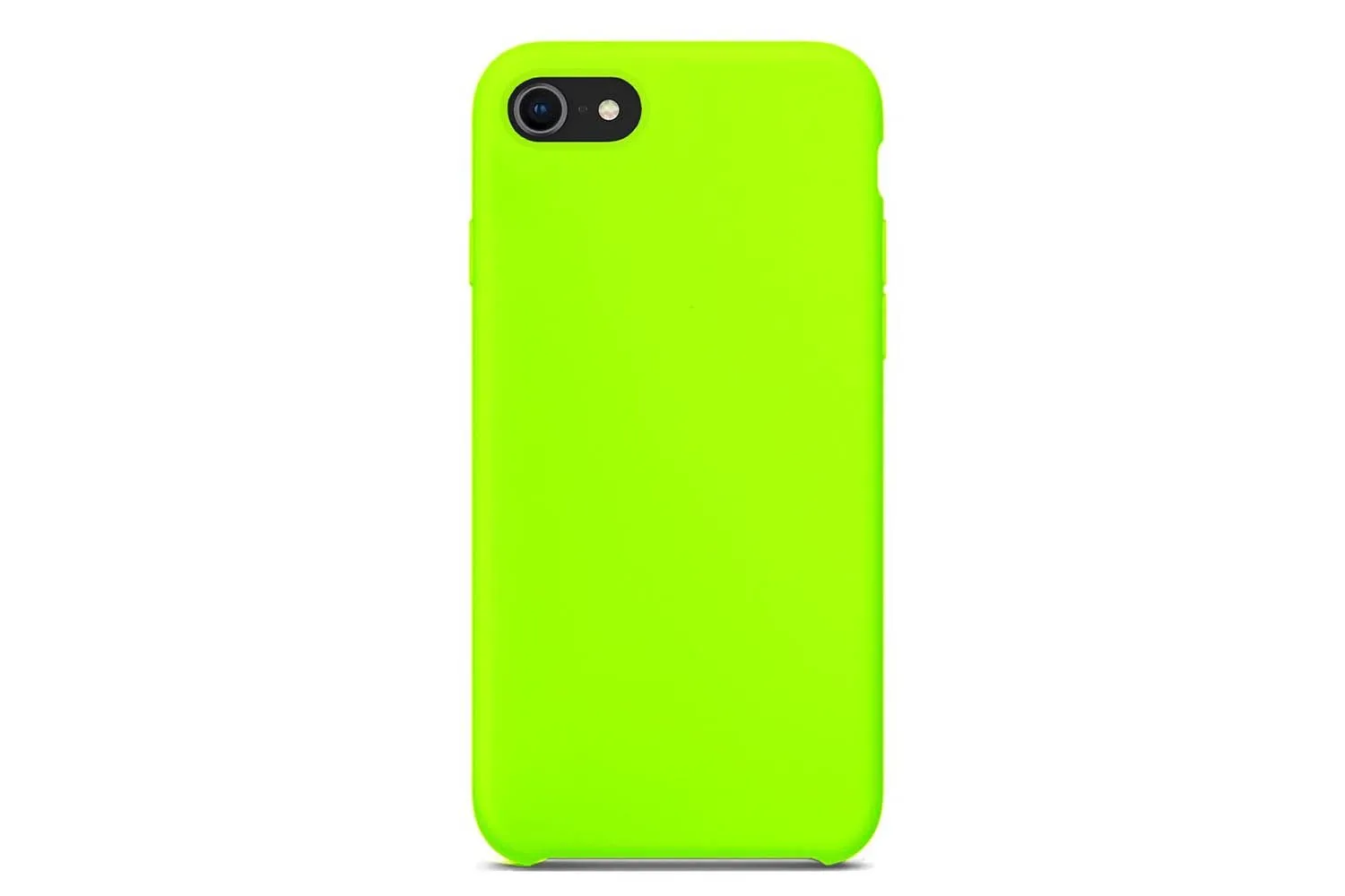 Чехол силиконовый для Apple iPhone 7, 8,  SE 2020 (ярко - зеленый)