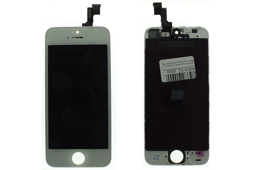 Дисплей Apple iPhone 5S, Apple iPhone SE в сборе с сенсором, переклейка (белый)