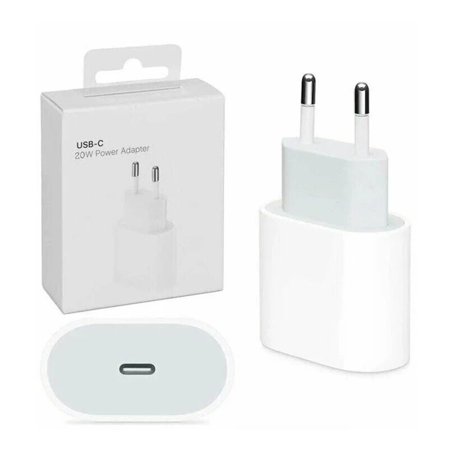 Сетевое зарядное устройство Apple iPhone 11 Type-C 20W в упаковке (белый)