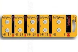 Элемент питания Kodak AG13 (357) LR1154, LR44 (цена за один элемент)