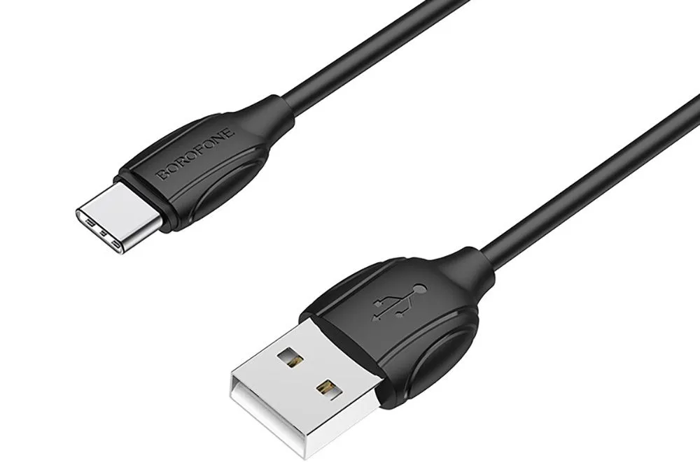 Кабель USB - Type-C BOROFONE BX19 Benefit, 1м (черный)