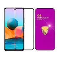 Противоударное стекло OG Tempered Glass для дисплея Xiaomi Redmi Note 10, Note 10S 9D(черный)