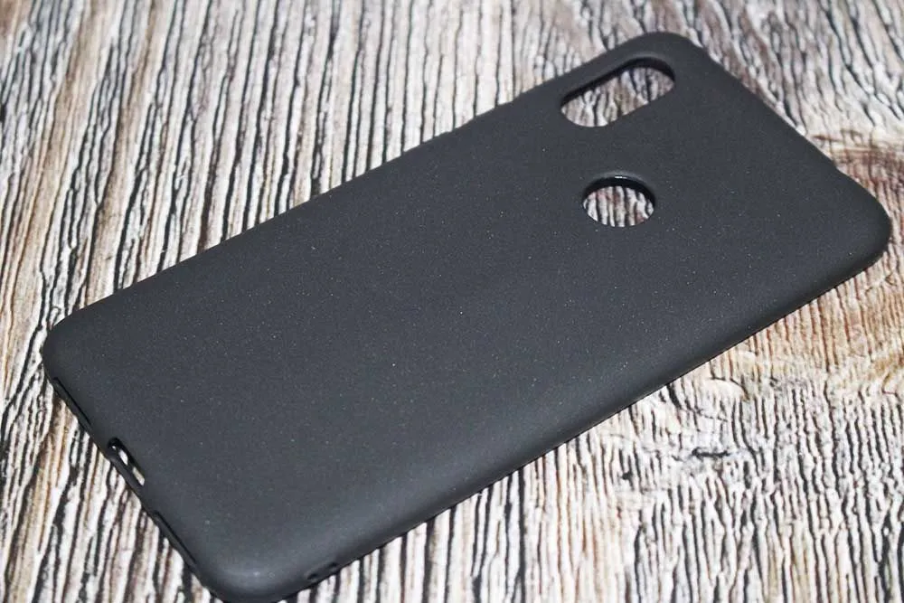 Чехол силиконовый для 1.2mm для Xiaomi Redmi Note 6 Pro Type 2 (черный)