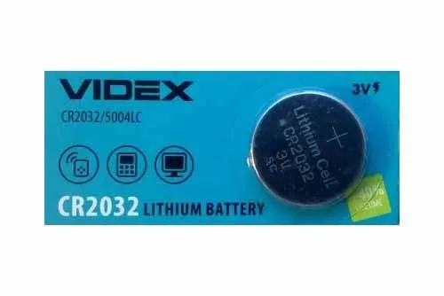 Элемент питания VIDEX Lithium CR2032 (цена за один элемент)