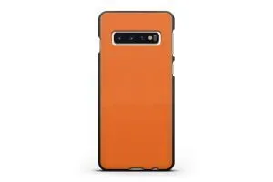 Чехол силиконовый для Samsung Galaxy S10 Plus SM-G975F (оранжевый)