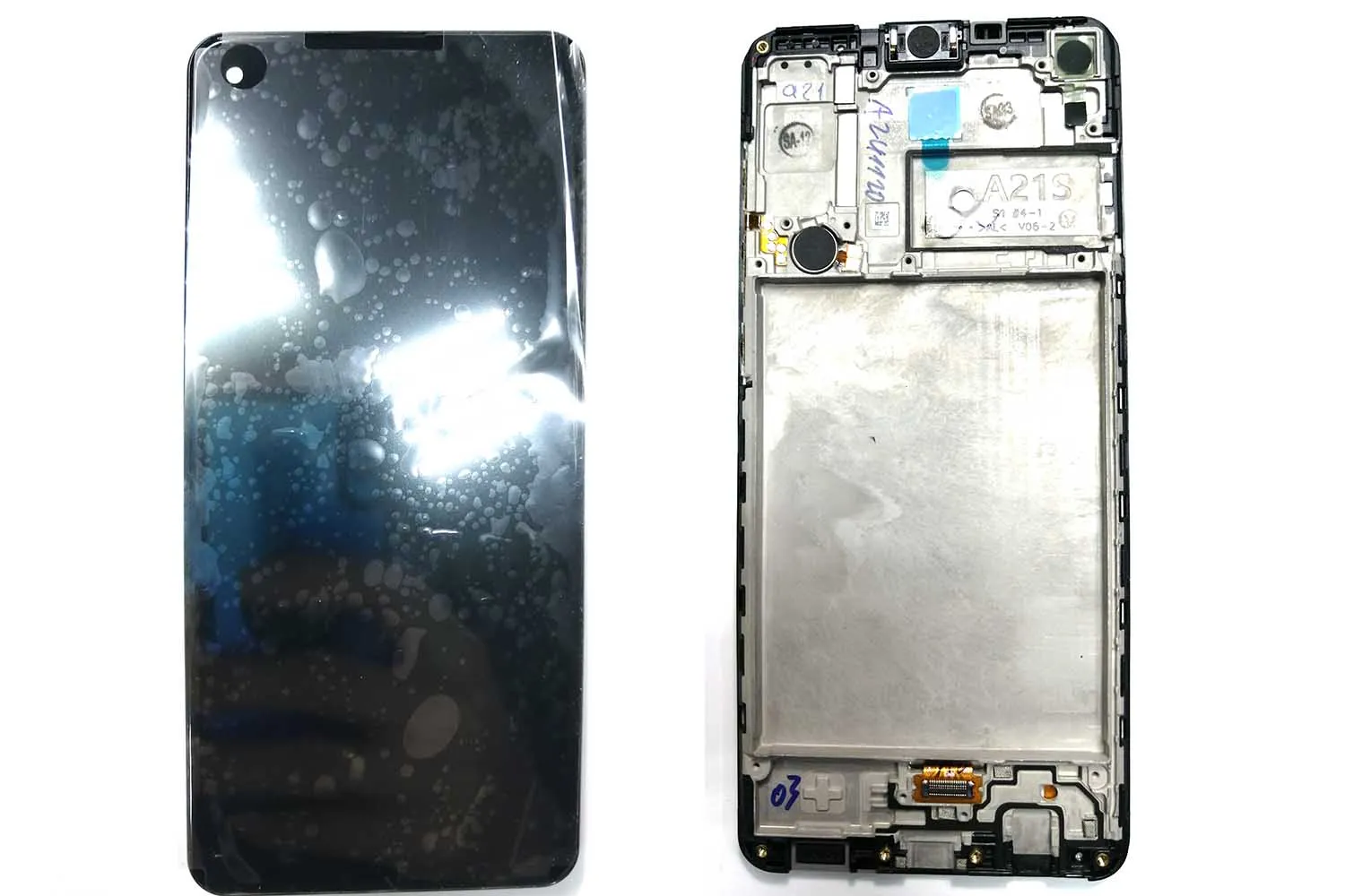 Дисплей Samsung Galaxy A21s SM-A217F (черный) Оригинал GH82-22988A, цена с установкой в АСЦ