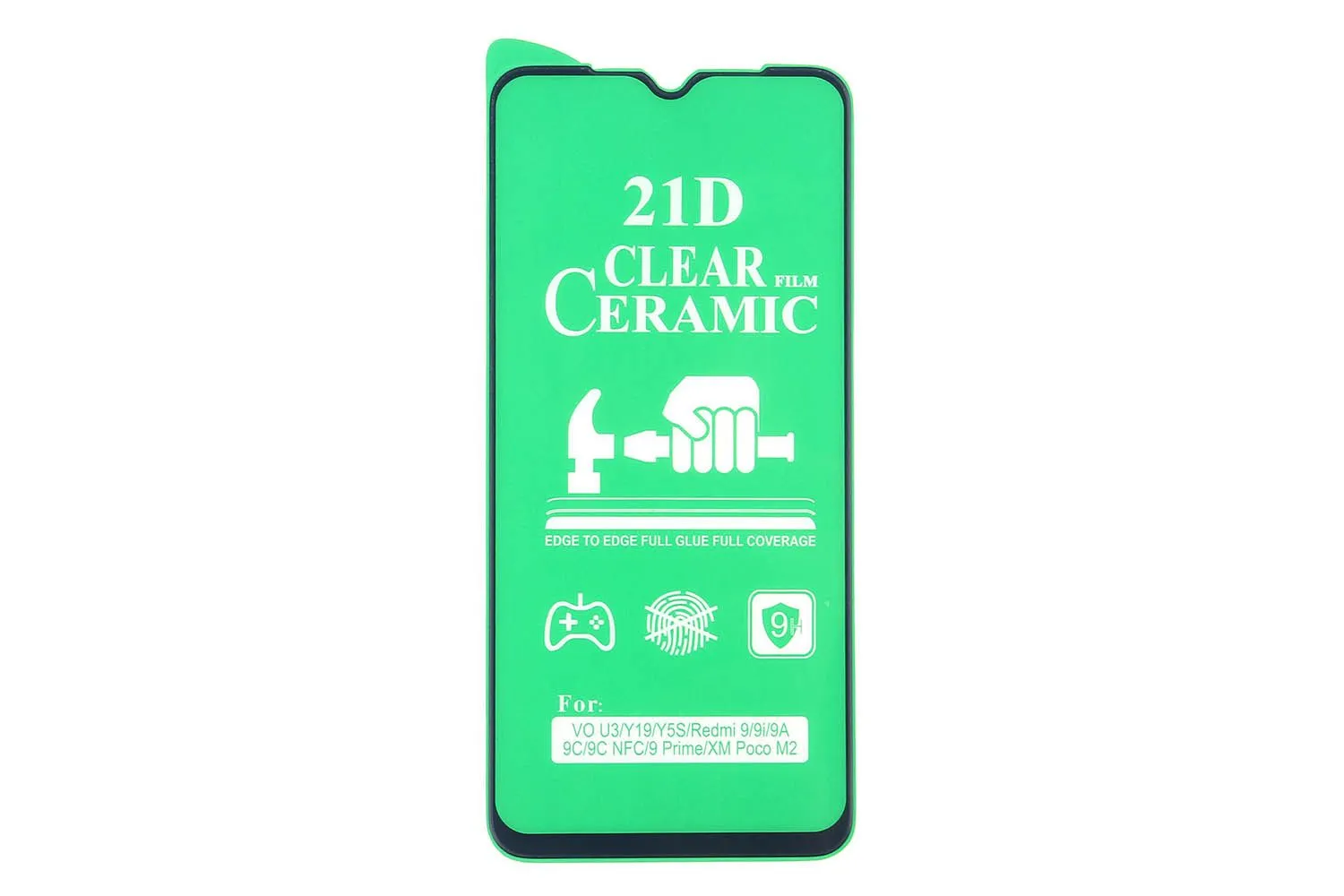 Противоударное стекло/пленка керамическое Ceramic Xiaomi Redmi 9A, 9C, 10A, Samsung Galaxy A70