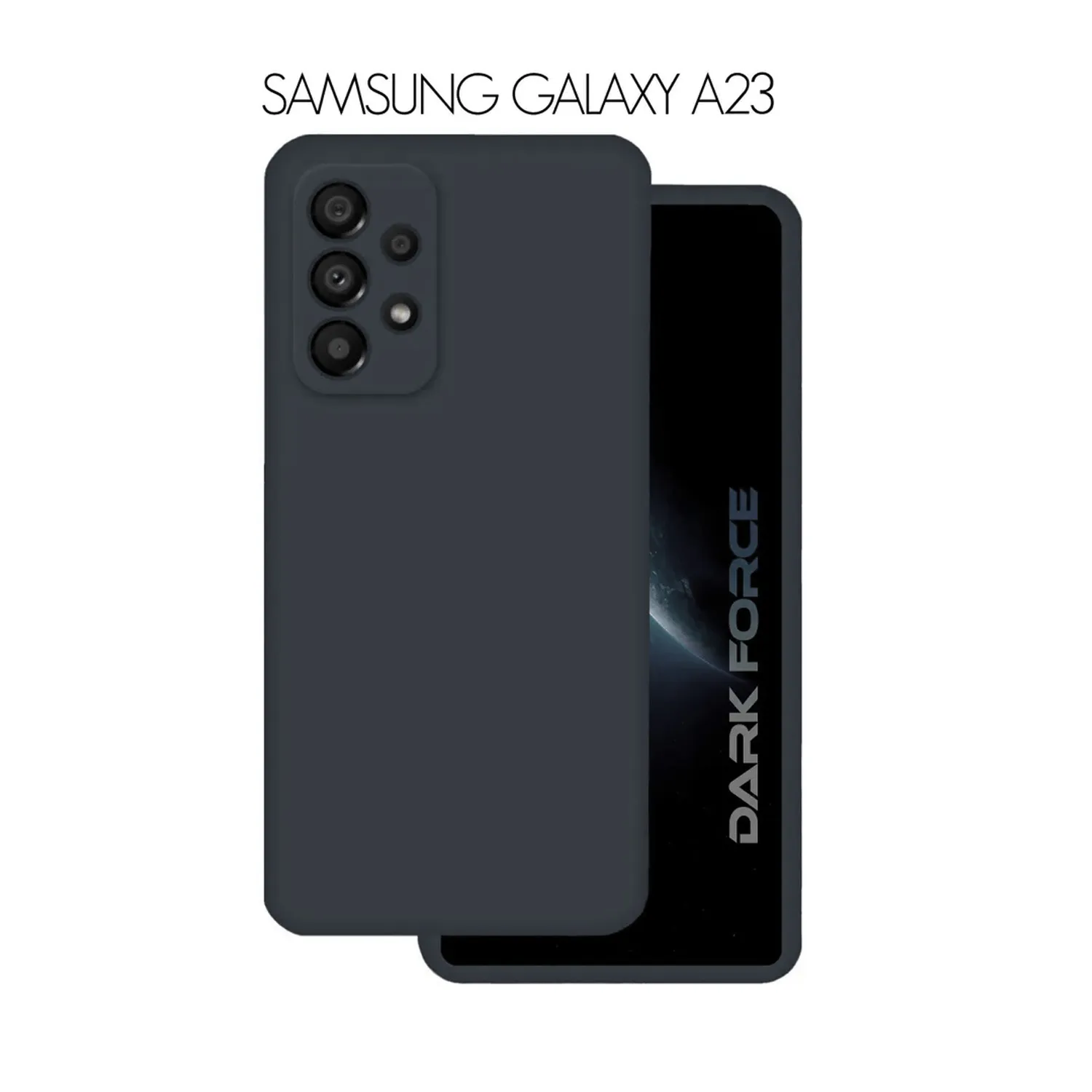Силиконовый чехол FASHION CASE Samsung Galaxy A23 (черный)
