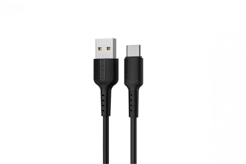 Кабель USB - Type-C BOROFONE BX16 Easy charging cable (черный)