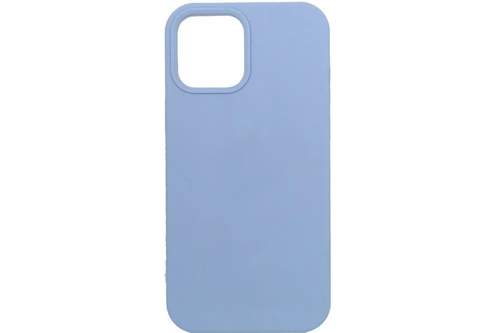 Чехол силиконовый для Apple iPhone 13, iPhone 14 (голубой)