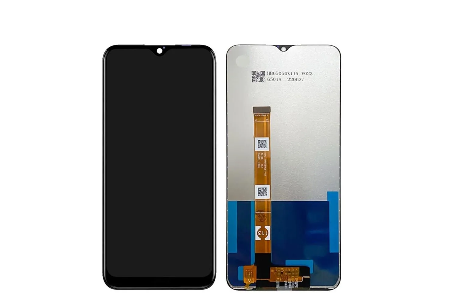 Дисплей Realme C25, C25S, OPPO A16, A16S, A56, A54S в сборе с сенсором, Ориг (черный)