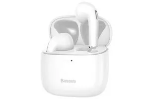 Беспроводная гарнитура Bluetooth Baseus True Wireless Earphones Bowie E8 с кейсом (белый)