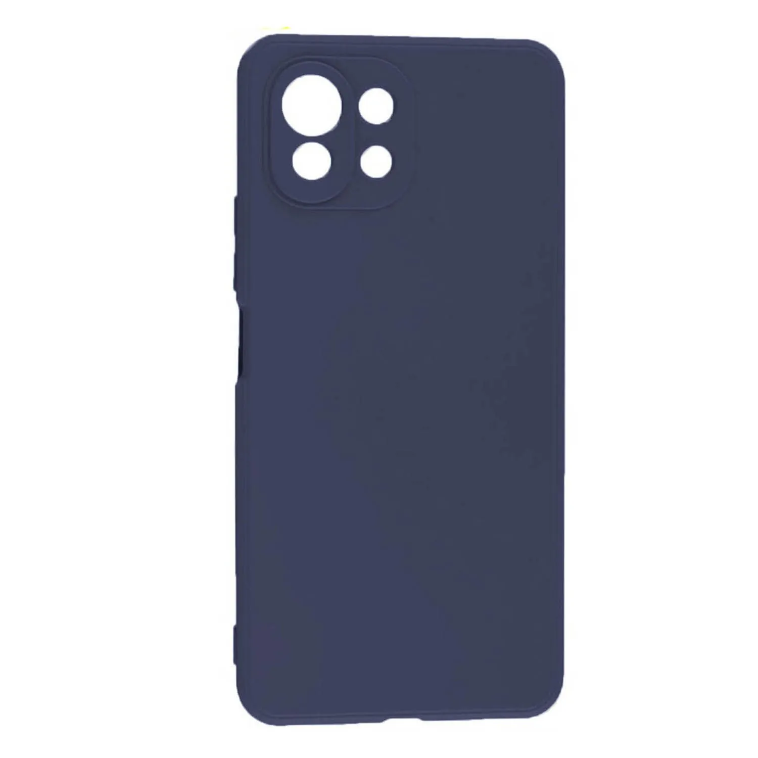 Силиконовый чехол FASHION CASE Xiaomi Mi 11 Lite (темно-синий)