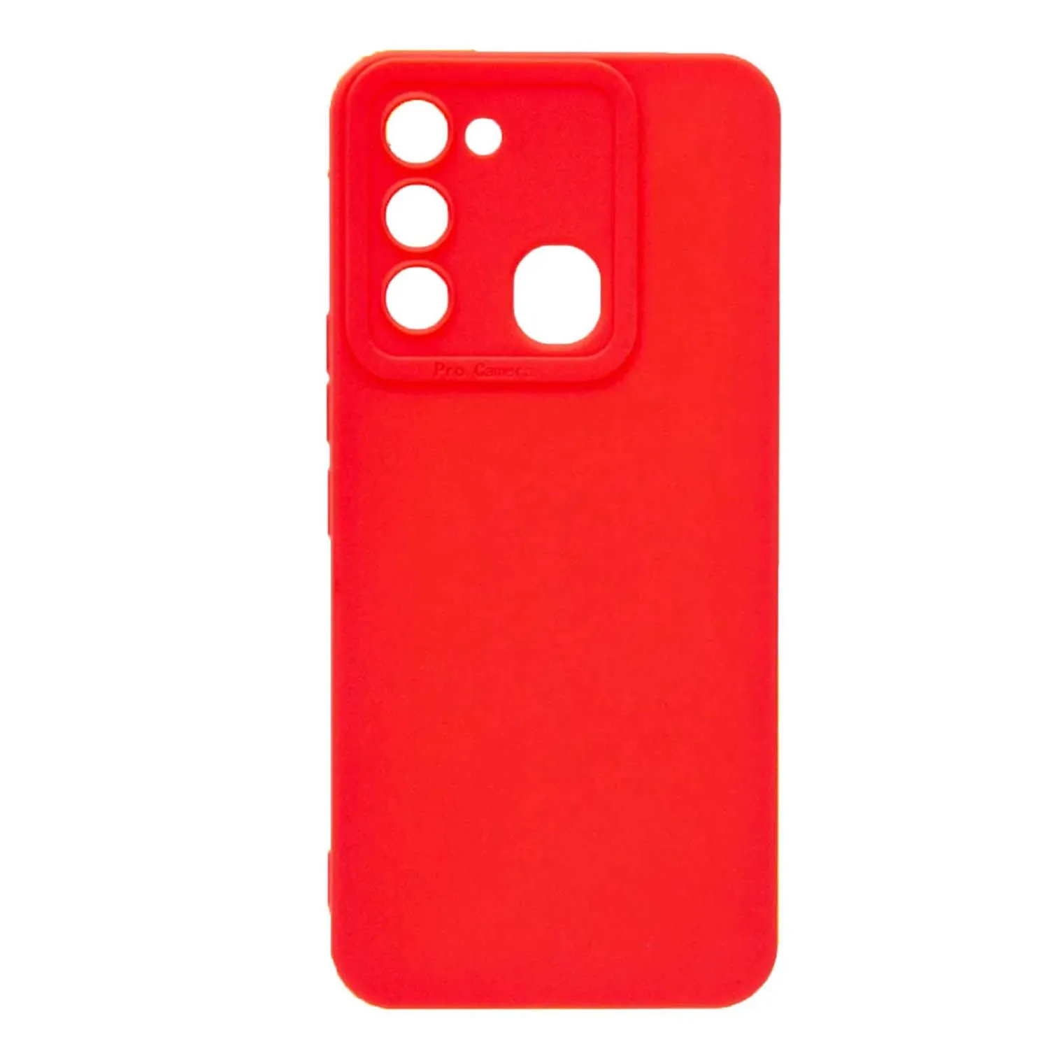 Силиконовый чехол FASHION CASE Tecno Spark 8C (красный)