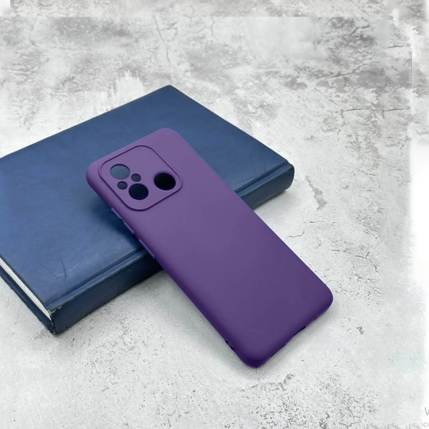 Силиконовый чехол FASHION CASE Xiaomi Redmi 12C (фиолетовый)