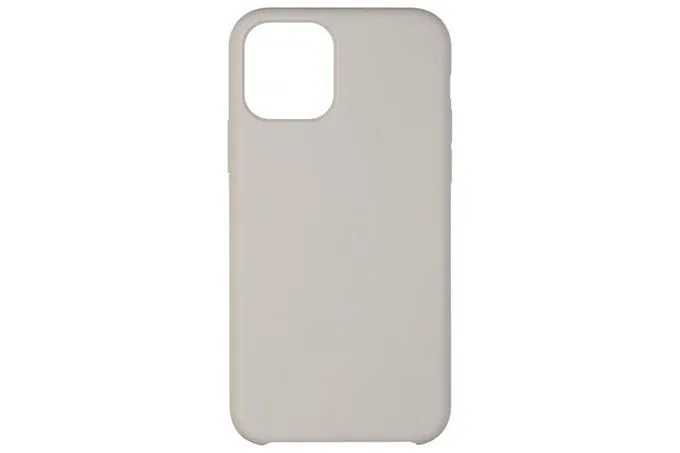 Чехол силиконовый для Apple iPhone 11 Pro Max (серый песок)