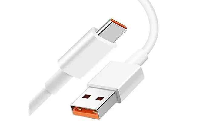 Кабель USB Xiaomi 6A Type-C Fast Charging Data Cable 1м (белый)