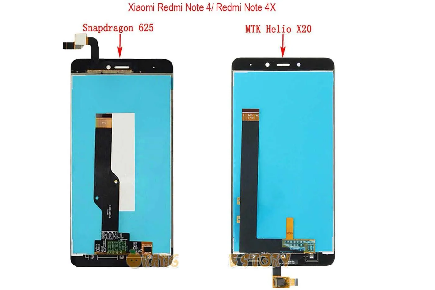 Дисплей Xiaomi Redmi Note 4X в сборе с сенсором Snapdrogon 625, ориг (белый)