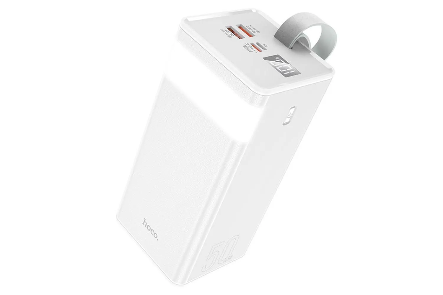 Внешний аккумулятор HOCO J86A 50000mAh, Power Bank, с дисплеем (белый)