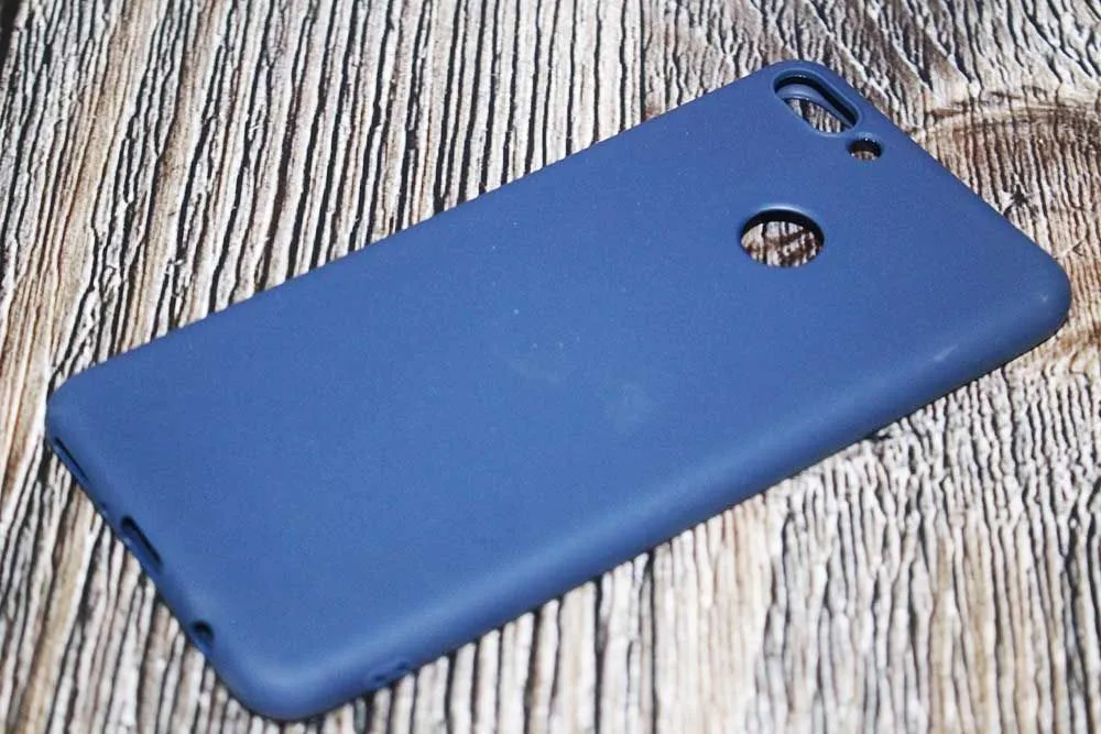 Чехол силиконовый для 1.2mm для Huawei Y9 2018 Type 2 (синий)